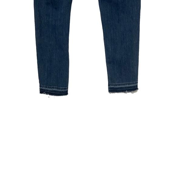 Levi’s 711 Skinny Ankle Raw Hem Denim Jeans Blue - Picture 12 of 16